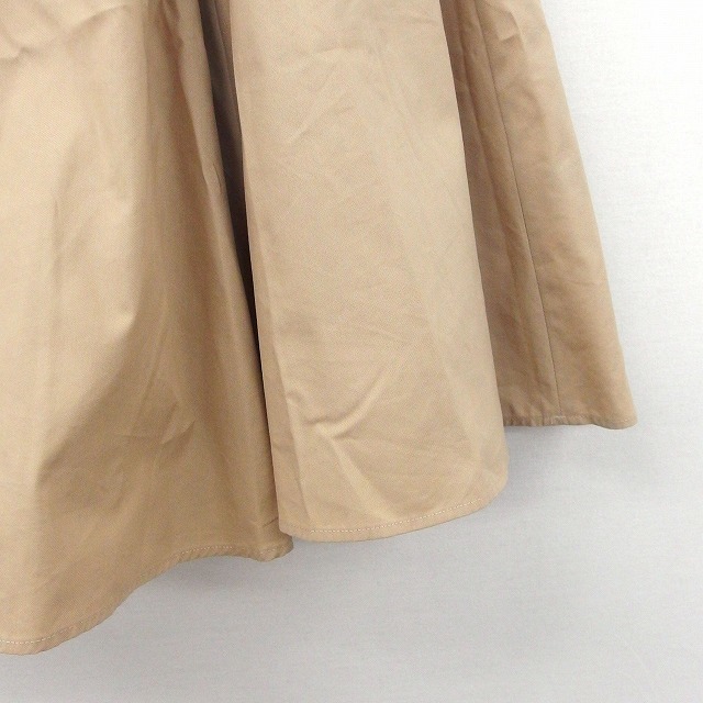 MACPHEE(マカフィー)のマカフィー MACPHEE トゥモローランド スカート ギャザー ひざ丈 無地 レディースのスカート(ひざ丈スカート)の商品写真