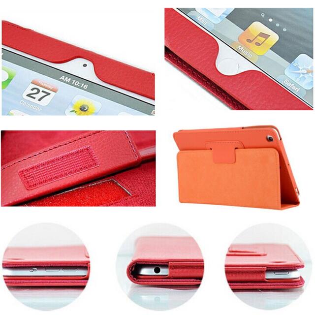 ◆  iPad mini ケース + 保護フィルム + タッチペン 【 新品 】 スマホ/家電/カメラのスマホアクセサリー(iPadケース)の商品写真