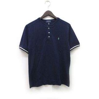 ポロラルフローレン(POLO RALPH LAUREN)のポロ ラルフローレン Tシャツ ヘンリーネック カノコ 半袖 L/G ネイビー(Tシャツ/カットソー)