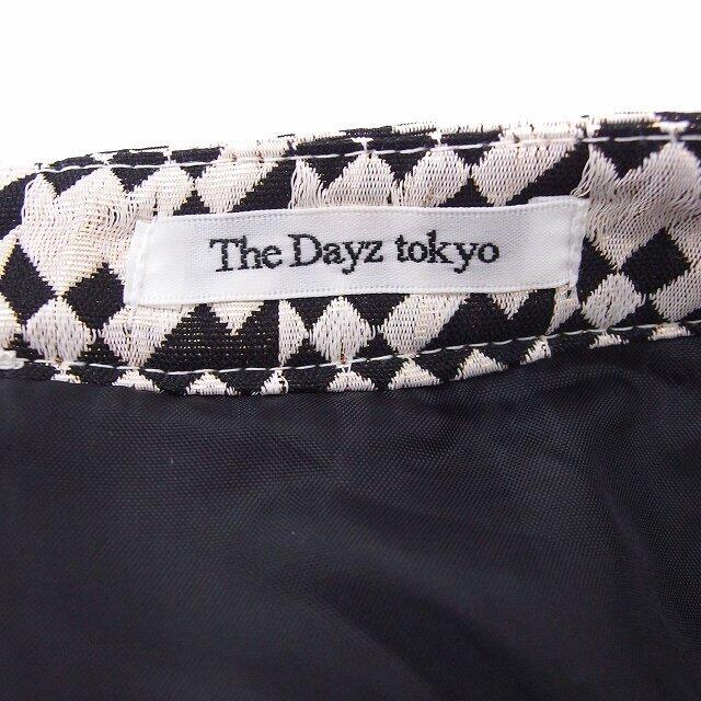 The Dayz tokyo(ザデイズトウキョウ)のザデイズトウキョウ The Dayz tokyo スカート 総柄 ラメ混 フレア レディースのスカート(ミニスカート)の商品写真