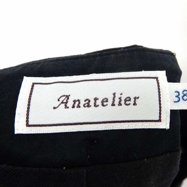 anatelier(アナトリエ)のアナトリエ ANATELIER スカート 台形 膝丈 フロントポケット リボン レディースのスカート(ひざ丈スカート)の商品写真