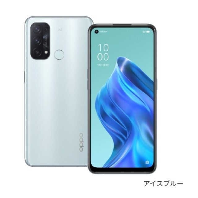 OPPO Reno5 A アイス・ブルースマートフォン/携帯電話