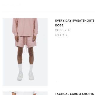 フィアオブゴッド(FEAR OF GOD)のmnml ミニマル　EVERY DAY SWEATSHORTS(ショートパンツ)