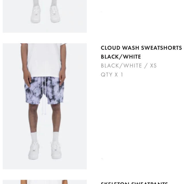 FEAR OF GOD(フィアオブゴッド)のmnml ミニマル　CLOUD WASH SWEATSHORTS メンズのパンツ(ショートパンツ)の商品写真