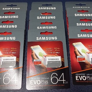 サムスン(SAMSUNG)のSAMSUNG 64GB microSDXCカード EVOplus 12枚(その他)