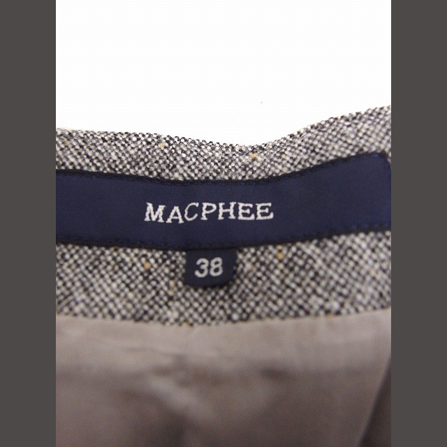 MACPHEE(マカフィー)のマカフィー MACPHEE トゥモローランド スカート コクーン ミニ ウール レディースのスカート(ミニスカート)の商品写真
