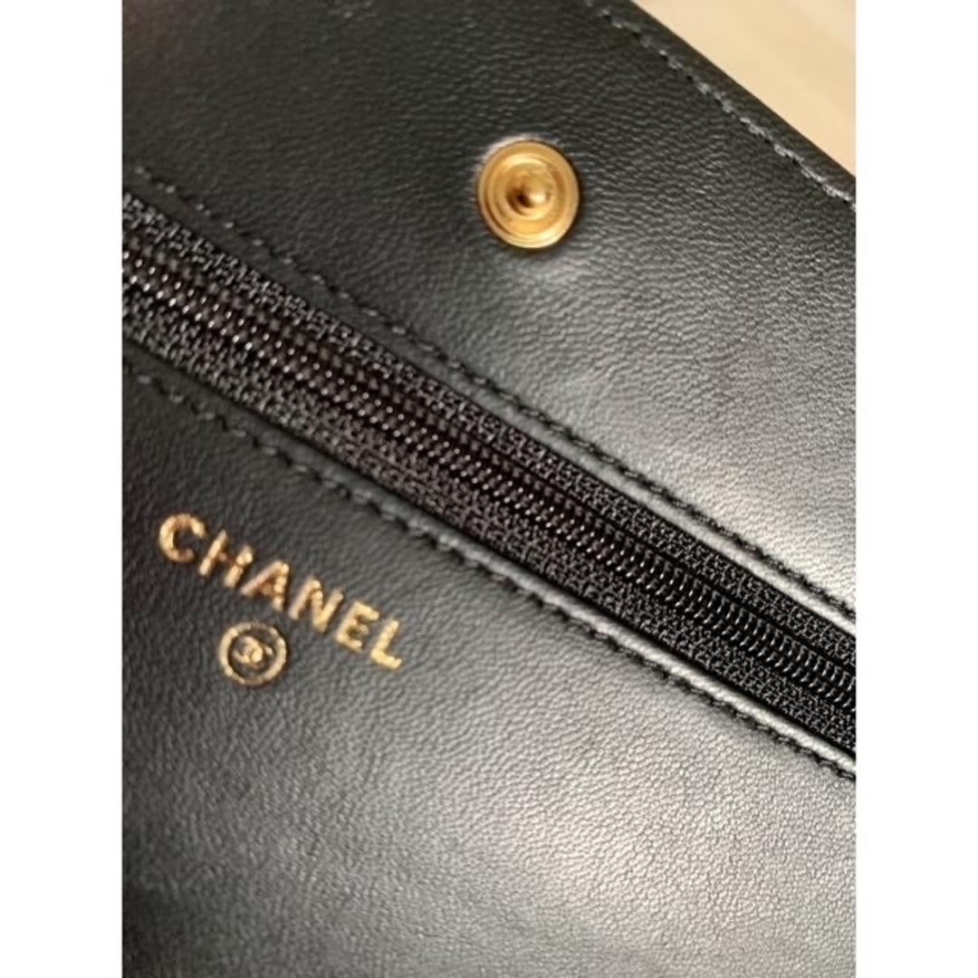 CHANEL(シャネル)の美品❣️シャネル　チェーンウォレット マトラッセ WOC ショルダーバッグ レディースのバッグ(ショルダーバッグ)の商品写真