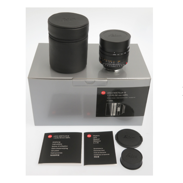 LEICA(ライカ)のLeica ノクティルックスM f0.95/50mm ASPH ブラック スマホ/家電/カメラのカメラ(レンズ(単焦点))の商品写真