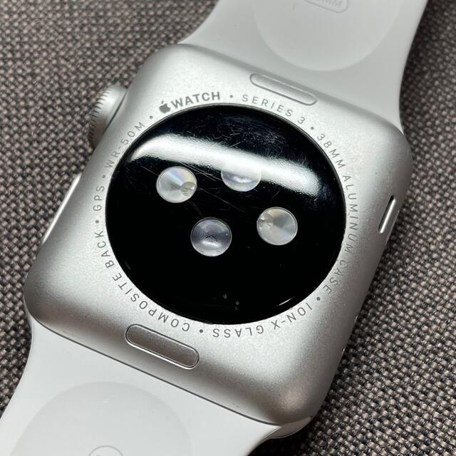 Apple Watch Series 3 38mm ホワイト おまけあり - その他