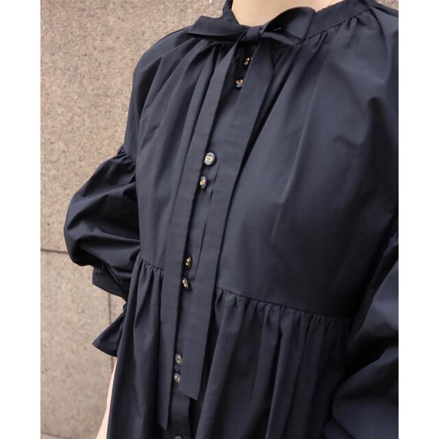 machatt リボンバックティアードドレス | linnke.com.br