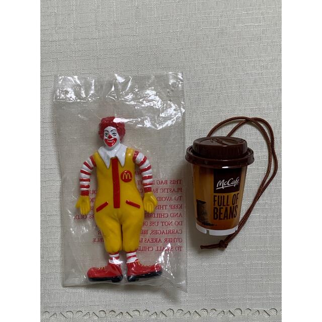 マクドナルド マクドナルドフィギュアマックカフェストラップの通販 by こまちゃん マクドナルド ストラップ フィギュア