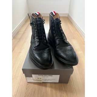 トムブラウン(THOM BROWNE)の12aw ワンシーズンのみの幻のバックチップトリコロール　ブーツ(ブーツ)