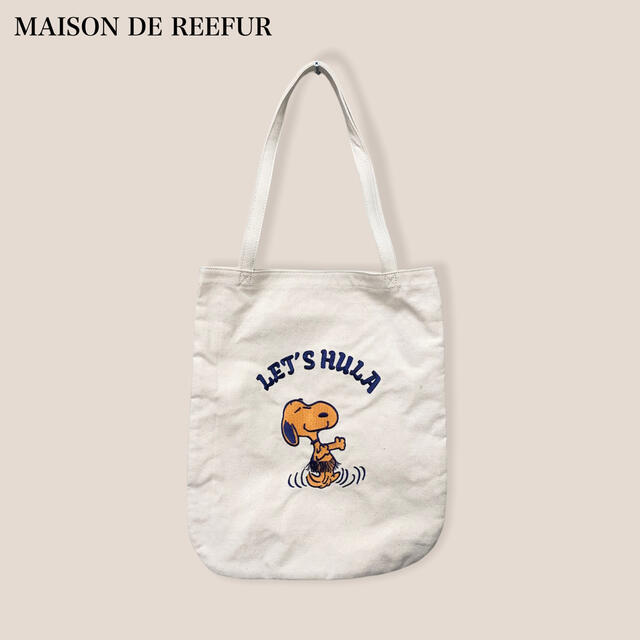 【MAISON DE REEFUR】日焼けスヌーピー　トートバッグ　リーファートートバッグ