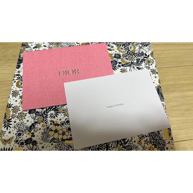 Dior(ディオール)のディオールメッセージカード　 ハンドメイドの文具/ステーショナリー(カード/レター/ラッピング)の商品写真