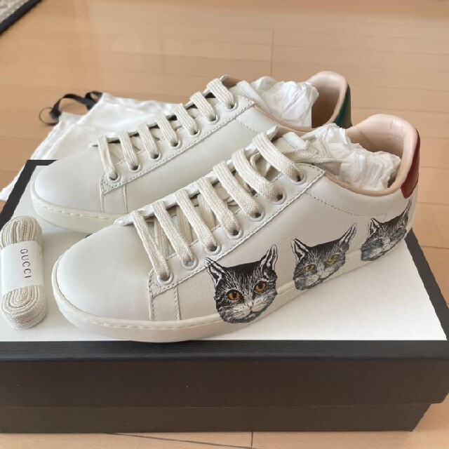 GUCCI エース ミスティック キャット スニーカー 577147 marz.jp