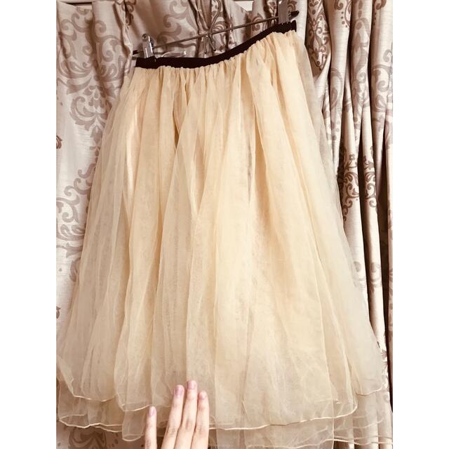 Zootie(ズーティー)のお値下げ中⭐️メロウ　チュールスカート　ミディアム レディースのスカート(ひざ丈スカート)の商品写真