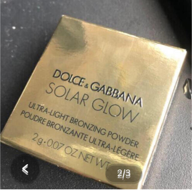 DOLCE&GABBANA(ドルチェアンドガッバーナ)のドルガバ　ブロンジングパウダー 00（特製サイズ） コスメ/美容のベースメイク/化粧品(フェイスパウダー)の商品写真