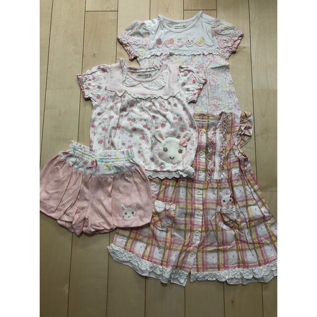 coeur a coeur(クーラクール)のベビー服 夏物 キッズ/ベビー/マタニティのキッズ服女の子用(90cm~)(Tシャツ/カットソー)の商品写真