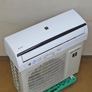 シャープ(SHARP)の🌸新古品,ほぼ新品,SHARP冷房9帖クラス,標準設置工事,本体保証1年間付き(エアコン)