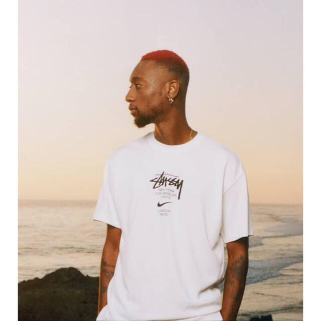 STUSSY - NIKE stussy コラボ Tシャツ XL 白の通販 by 主催者0263's