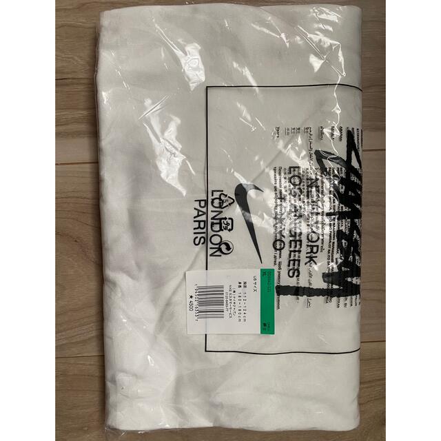 NIKE stussy コラボ Tシャツ XL 白 - Tシャツ/カットソー(半袖/袖なし)