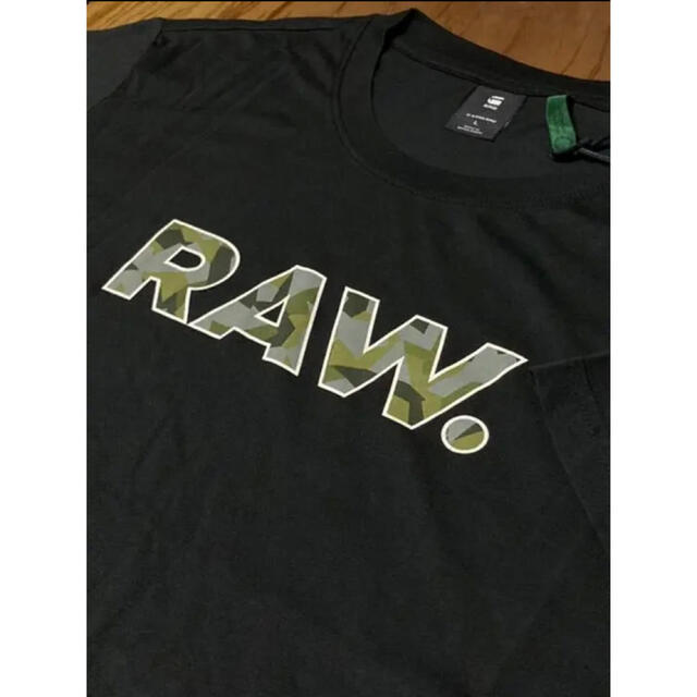 G-STAR RAW(ジースター)のG-Star RAW  新品　Lサイズ　Tシャツ 黒　ロゴ　ジースターロウ メンズのトップス(Tシャツ/カットソー(半袖/袖なし))の商品写真