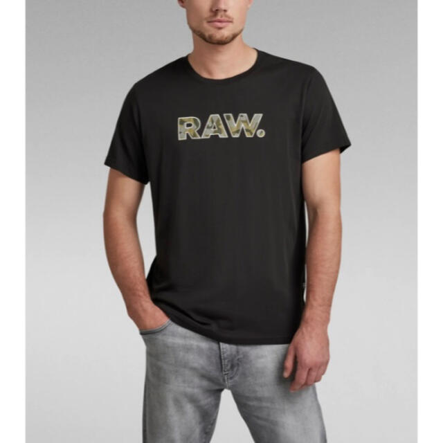 G-STAR RAW(ジースター)のG-Star RAW  新品　Lサイズ　Tシャツ 黒　ロゴ　ジースターロウ メンズのトップス(Tシャツ/カットソー(半袖/袖なし))の商品写真