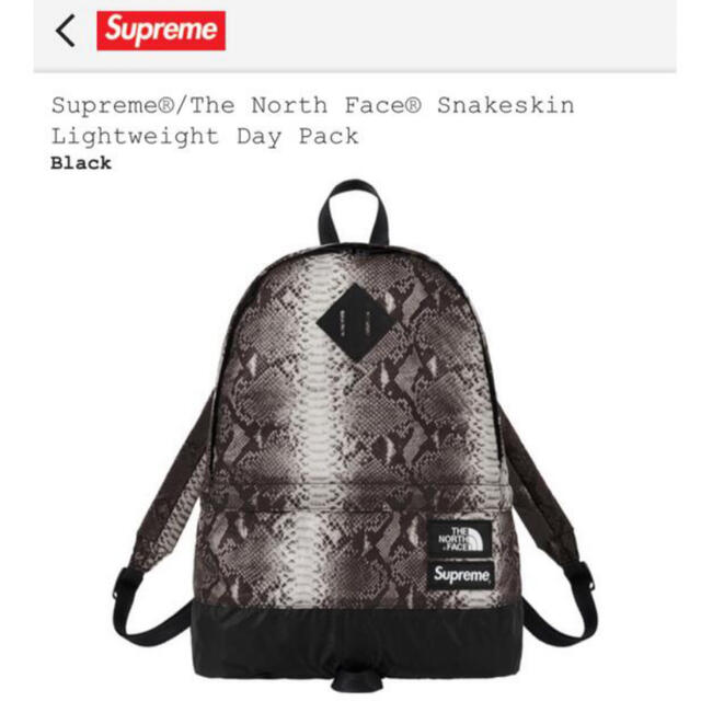 Supreme × TNF Snakeskin Backpack