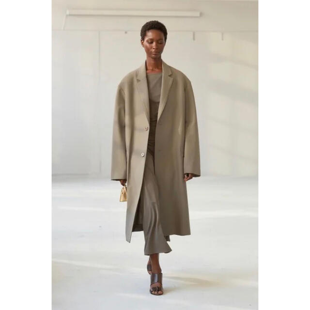 LEMAIRE(ルメール)の21ss Lemaire light suit coat taupe M メンズのジャケット/アウター(チェスターコート)の商品写真