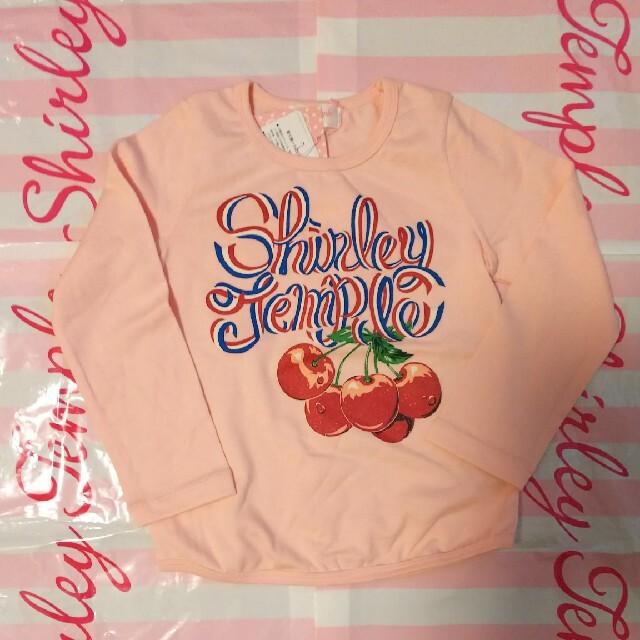 Shirley Temple(シャーリーテンプル)のシャーリーテンプル 長袖 カットソー 110 キッズ/ベビー/マタニティのキッズ服女の子用(90cm~)(Tシャツ/カットソー)の商品写真