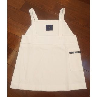 コムサデモード(COMME CA DU MODE)の美品　90　COMME CA DU MODE　コムサデモード　ワンピ　90　白(ワンピース)