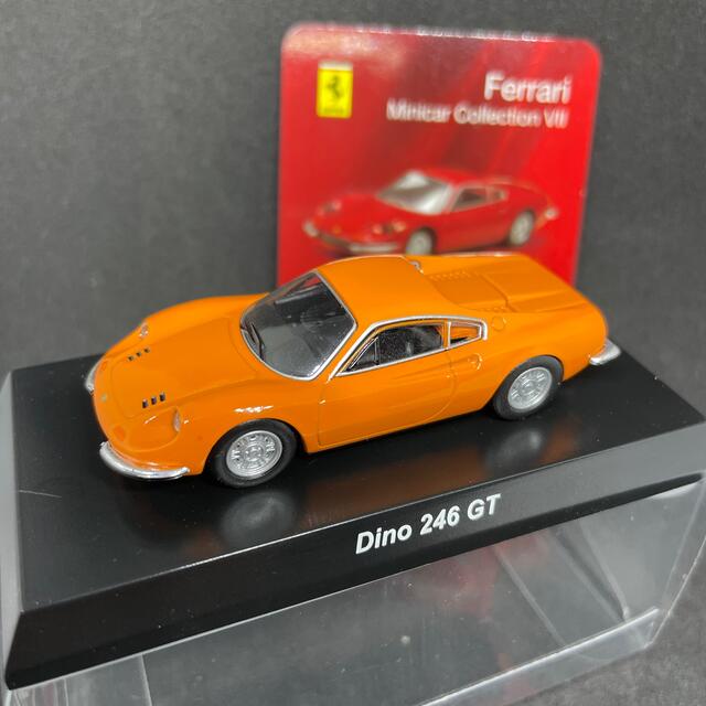 Ferrari(フェラーリ)の1/64 京商 フェラーリコレクション7 Dino 246GT 橙 39C2  エンタメ/ホビーのおもちゃ/ぬいぐるみ(ミニカー)の商品写真