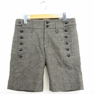 アザー(other)のFULLEY パンツ ハーフ総柄 シンプル ひざ丈 ウール 毛 アンゴラ混 M(その他)