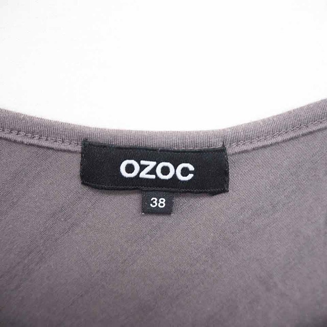 OZOC(オゾック)のオゾック OZOC チュニック ワンピース プルオーバー 斜めストライプ 半袖 エンタメ/ホビーのコスプレ(その他)の商品写真
