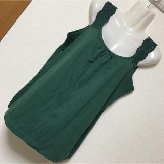 新品タグ付き♡レースストラップ♡タンクトップ(タンクトップ)