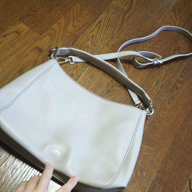 サイズ Furla ショルダーバッグ レザー 黒の通販 by used collection