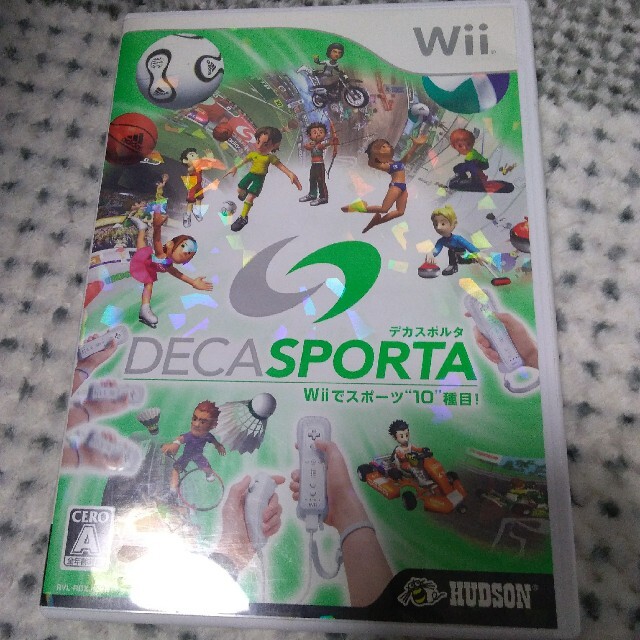 DECA SPORTA（デカスポルタ） Wiiでスポーツ“10”種目！ Wii エンタメ/ホビーのゲームソフト/ゲーム機本体(家庭用ゲームソフト)の商品写真