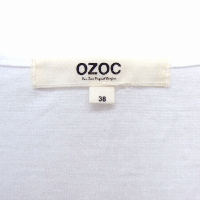 OZOC(オゾック)のオゾック OZOC Tシャツ カットソー ボーダー 丸首 フレンチスリーブ 38 エンタメ/ホビーのコスプレ(その他)の商品写真