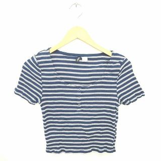 エイチアンドエム(H&M)のエイチ&エム H&M DIVIDED カットソー Tシャツ ボーダー ヘンリーネ(その他)