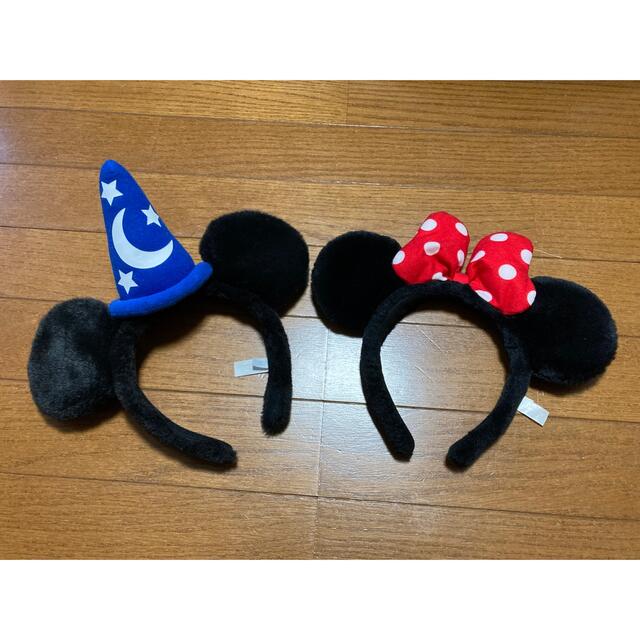 Disney(ディズニー)のディズニー ミッキー&ミニー　カチューシャ エンタメ/ホビーのおもちゃ/ぬいぐるみ(キャラクターグッズ)の商品写真