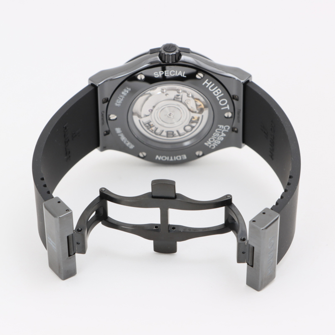 ウブロ HUBLOT クラシックフュージョン セラミック ヨシダスペシャル 511.CM.1470.RX.MYOS セラミック/ラバーストラップ  自動巻き メンズ 腕時計