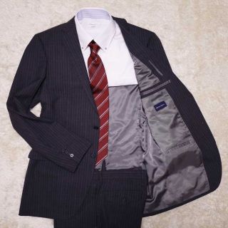 スーツカンパニー(THE SUIT COMPANY)の送料込み3.5千円 THE SUIT COMPANY スーツ グレーストライプ(セットアップ)