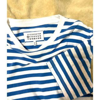 マルタンマルジェラ(Maison Martin Margiela)のメゾンマルジェラ　パックTシャツ　ボーダー　xs(Tシャツ(半袖/袖なし))