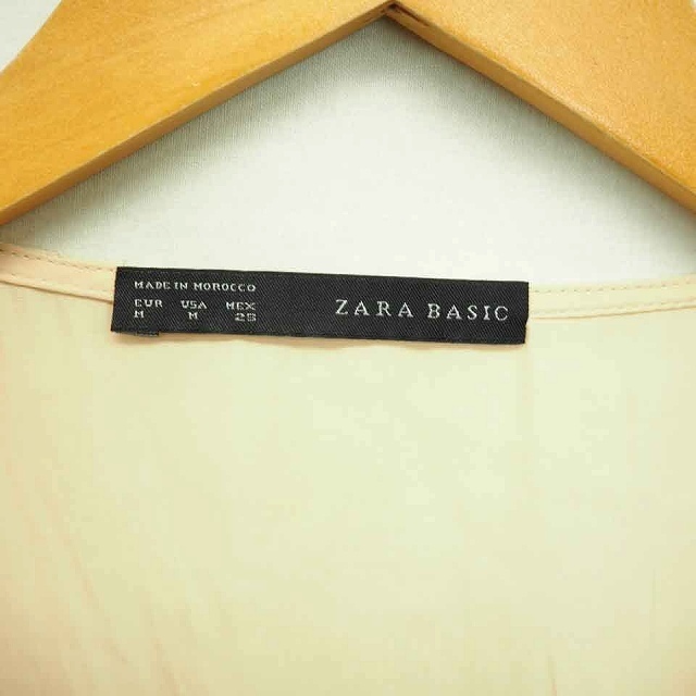 ZARA(ザラ)のザラ ベーシック ZARA BASIC チュニック ワンピース Vネック 無地 エンタメ/ホビーのコスプレ(その他)の商品写真