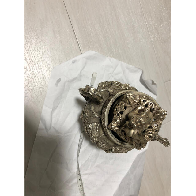 香炉 高級銅器 龍馬　精品　 三足