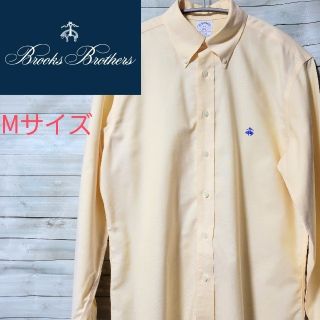 ブルックスブラザース(Brooks Brothers)のBROOKS BROTHERS シャツ ワンポイントロゴ ノンアイロン 黄 M(シャツ)