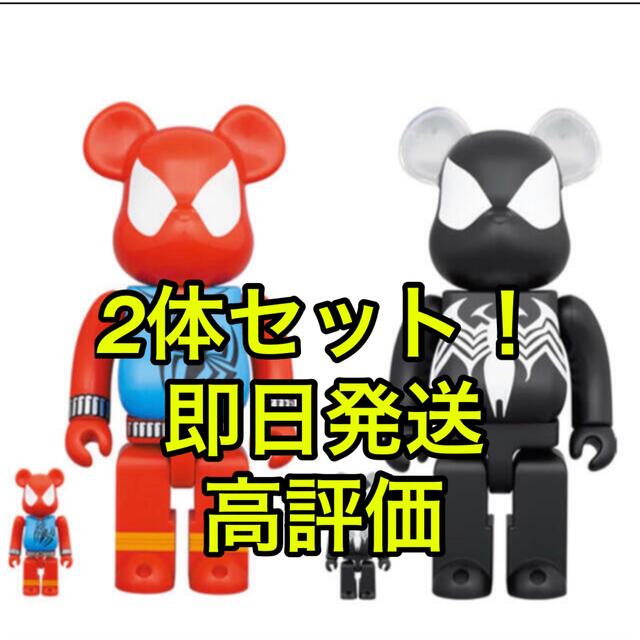 フィギュアBE@RBRICK SPIDER-MAN BLACK & SCARLET