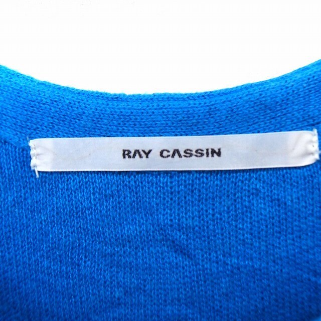 RayCassin(レイカズン)のレイカズン Ray cassin ニット セーター Uネック 半袖 無地 シンプ エンタメ/ホビーのコスプレ(その他)の商品写真