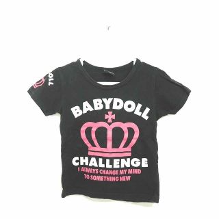 BABYDOLL - ベビードール BABYDOLL 子供服 Tシャツ カットソー 丸首 ロゴ プリン