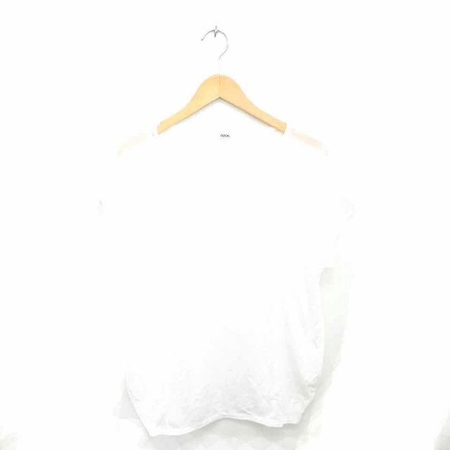 オゾック OZOC カットソー Tシャツ 丸首 透け感 シースルー 半袖 38